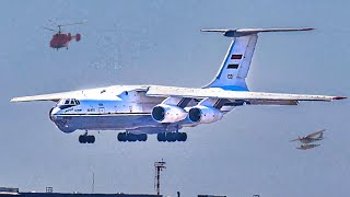 EXTREME HEAT PLANESPOTTING at Belgrade Airport  Ilyushin IL76MF Airbus A330 Rush Hour  MORE [upl. by Nylegna]