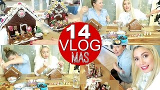 Gingerbread House Challenge mit meiner Freundin  VLOGMAS 2016 funnypilgrin [upl. by Llien]