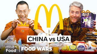 US vs China McDonald’s  Food Wars  Insider Food [upl. by Aronle]