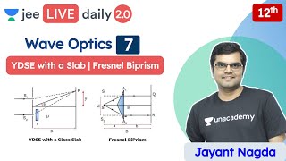 JEE Wave Optics 7  YDSE with a Slab  Fresnel Biprism  Unacademy JEE  JEE Physics  Jayant Nagda [upl. by Martha]