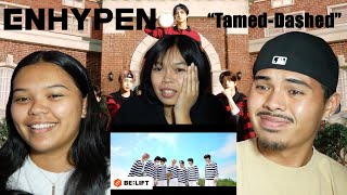 ENHYPEN quotTamedDashedquot REACTION  Choreography goes crazy [upl. by Annalla358]