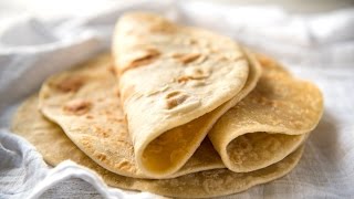 Easy Soft Flatbread No Yeast [upl. by Atteynod]