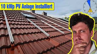 10 kW PV Anlage installieren mit 8 kWh Speicher [upl. by Kaliope]