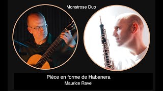 Ravel Habanera  for oboe and guitar Montrose Duo Jared Hauser and Richard Todd [upl. by Eelana]