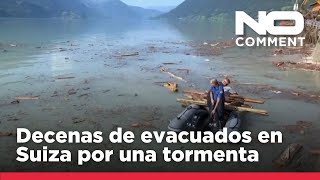 NO COMMENT Una tormenta fuerza la evacuación de decenas de personas en el cantón suizo de Berna [upl. by Amalita]