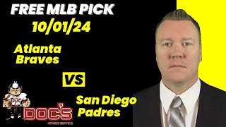 MLB Picks and Predictions  Atlanta Braves vs San Diego Padres 10124 Free Best Bets amp Odds [upl. by Junko]