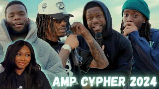 AMP FRESHMAN CYPHER 2024 REACTION  Better Than XXL Freshman 2024 [upl. by Ozneral441]