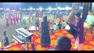 Dabhel atyavad hingraj mata mandir Navratri 2023 nilu orchestra khadki [upl. by Etnecniv]