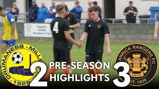 PRESEASON  Drumaness Mills 2  3 Carrick Rangers [upl. by Hubert]