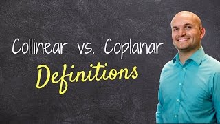 What does colinear and coplanar mean [upl. by Ijic]