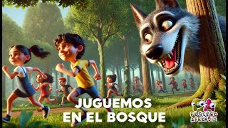 Juguemos en el bosque 🌲🐺 Canciones infantiles  Pequeño aprendiz TV 🌲🐺 [upl. by Einnaffit]