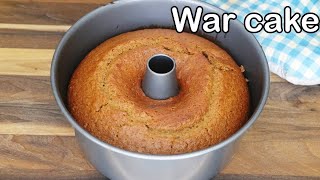 War Cake Recipe With Molasses  Depression Cake  Boiled Raisin Cake [upl. by Seeto]