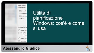 Guida completa allutilità di pianificazione su windows  ilsoftwareit [upl. by Lertnek]