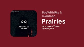 BoyWithUke amp mxmtoon  Prairies Vietsub Fanmade Lyric Video [upl. by Portwin]