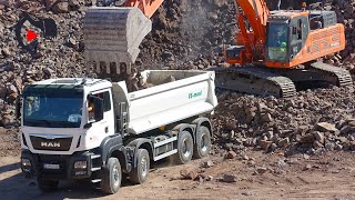 Kameňolom PODROHY  Rýchlostná cesta R2 Pstruša  TATRA Bager Drvič  Quarry Slovakia [upl. by Revkah464]