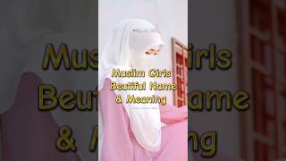 Muslim Girls name viral trending youtuber shorts youtubeshorts ytshorts new allah viral [upl. by Beatrisa]