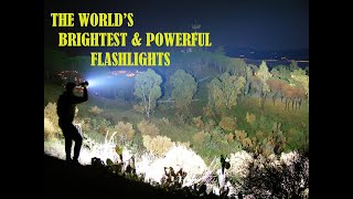 The Worlds Brightest and Most Powerful Flashlights 2023 tests nightshots Imalent MS18 MS12 [upl. by Schmidt]