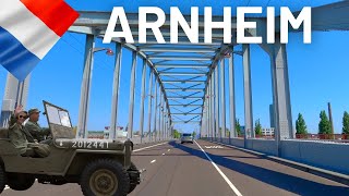 Bridge of Arnhem and City Netherlands 🇳🇱 4K Driving Tour 2023 [upl. by Ken541]