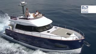 ITA AZIMUT MAGELLANO 43  Prova  The Boat Show [upl. by Adyahs619]