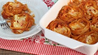 Nidi di tagliatelle al forno Ricetta semplice e veloce [upl. by Sigsmond]