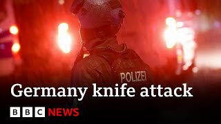 Solingen Man surrenders to German police and confesses to mass knife attack  BBC News [upl. by Haerr]