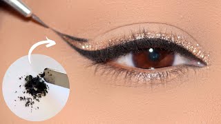 How To Quickly Convert Any Eyeshadow into Eyeliner [upl. by Etyam]