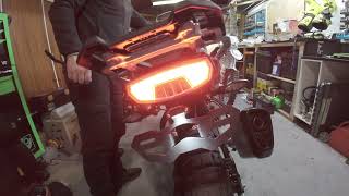 CF MOTO 450MT TAIL TIDY HOW TO [upl. by Astraea]