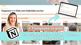 Como organizar a sua vida no Notion  TEMPLATE NOTION [upl. by Aig]