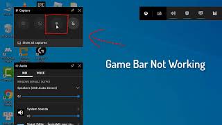 How To Fix Game Bar Not Working in Windows 10 [upl. by Yrocej]