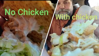 Taco Bell vs Taco Bell Chicken Chalupa review [upl. by Favata]