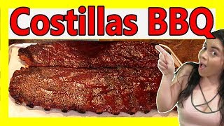 💖 COSTILLAS AL HORNO con SALSA BBQ 🏆 [upl. by Tibbitts602]