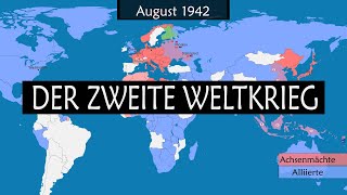 Der Zweite Weltkrieg  Zusammenfassung auf einer Karte [upl. by Atteuqnas680]