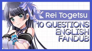 Rei Togetsu10 questions English fandub [upl. by Salb]