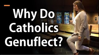 Why Catholics Genuflect Before Entering a Church Pew [upl. by Orteip]