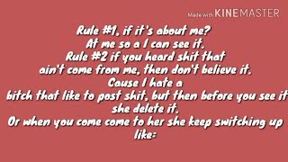 KillumantiiRules Lyrics [upl. by Annahsohs]