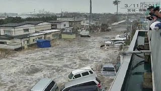 Tsunami No Japão 【Filmagens Inéditas】 [upl. by Enelear281]