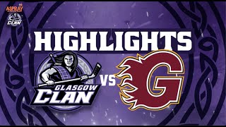 HIGHLIGHTS 281023  Glasgow Clan 6 Guildford Flames 4 [upl. by Nodnil]