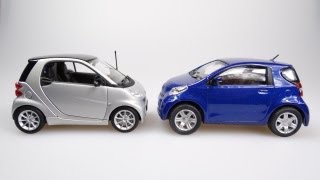 The Smart Fortwo vs the Toyota IQ 2012 Video [upl. by Aicad]