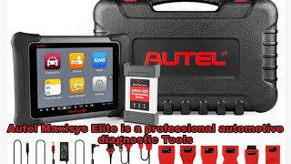 Autel Maxisys Elite Advanced OBD2 Functions Featured Full System Diagnostic Scanner with MaxiFlash [upl. by Aisatana]