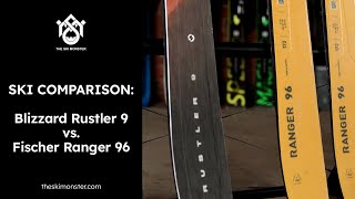 Ski Comparison Blizzard Rustler 9 vs Fischer Ranger 96 [upl. by Fariss]