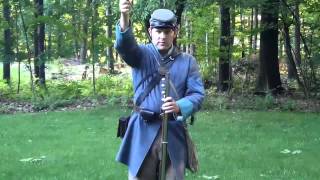 Loading amp Firing a Civil War Musket [upl. by Nowed]