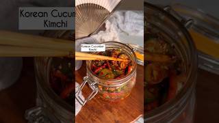 Korean Cucumber Kimchi  Recipe in comments [upl. by Doowrehs]