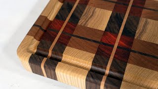 How I Made A Plaid Cutting Board [upl. by Enttirb44]