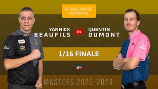 2223  HAZ  MASTERS 2  116  BEAUFILS V DUMONT [upl. by Mayyahk109]