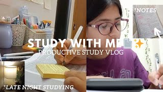 STUDY VLOG📄✨preparing for Boardsproductive studyingschool💌 [upl. by Keiryt]