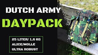 Budget Bushcraft Rucksack 25L Niederländische Armee Daypack [upl. by Ettecul]