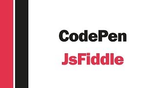 شـــرح مـوقــع CodePen  و مــوقع JSfiddle  لكتابة الاكواد [upl. by Atinhoj]