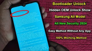 Samsung Bootloader Unlock All Model OEM Unlock  Bootloader Unlock Samsung PhoneOEM Unlock Samsung [upl. by Alleber]