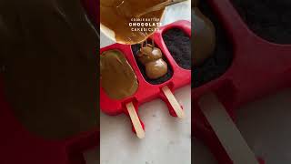 Chocolate Cookie Butter Cakesicles ————————————————————— No actual recipe for this but too good not [upl. by Ihculo]