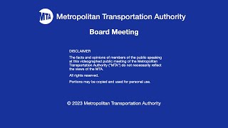 MTA Board Meeting  6272023 [upl. by Nerrad633]